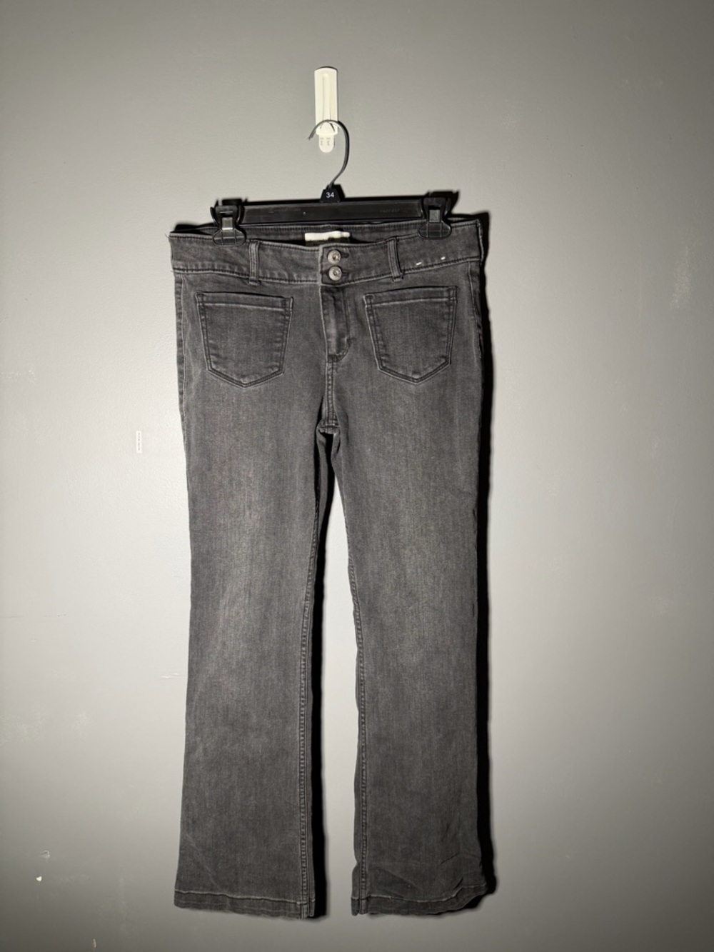 Abercrombie & Fitch Kids Low Rise Bootcut Jeans Size 17/18